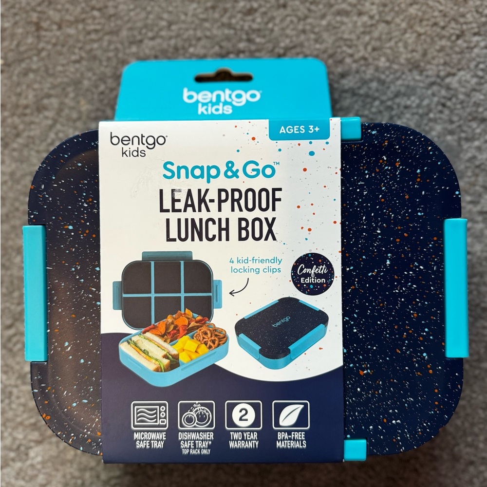 Bentgo Kids Blue Lunch Box - CONFETTI EDITION